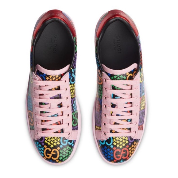 Gucci GG Monogram Psychedelic Ace Limited Sneakers - Picture 3 of 13